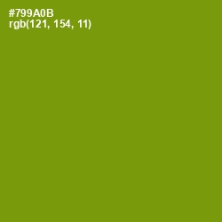#799A0B - Limeade Color Image