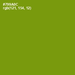 #799A0C - Limeade Color Image