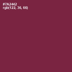 #7A2442 - Tawny Port Color Image