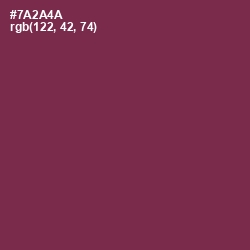 #7A2A4A - Tawny Port Color Image