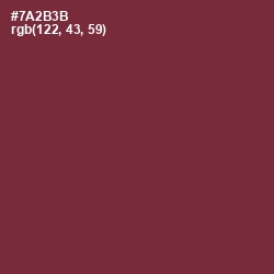 #7A2B3B - Buccaneer Color Image
