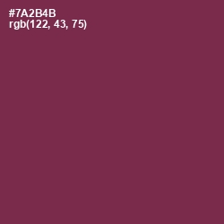 #7A2B4B - Tawny Port Color Image