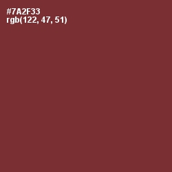 #7A2F33 - Buccaneer Color Image