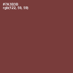 #7A3B3B - Quincy Color Image