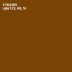 #7A4405 - Antique Bronze Color Image