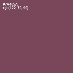 #7A465A - Ferra Color Image