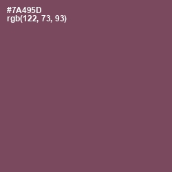 #7A495D - Ferra Color Image