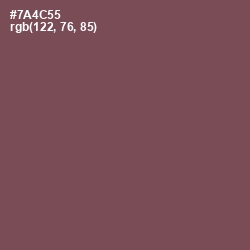 #7A4C55 - Ferra Color Image