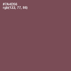 #7A4D56 - Ferra Color Image