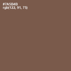 #7A5B4B - Roman Coffee Color Image