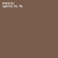 #7A5C4C - Roman Coffee Color Image