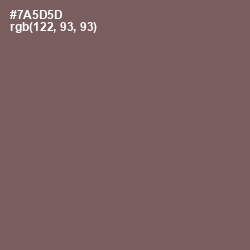 #7A5D5D - Russett Color Image