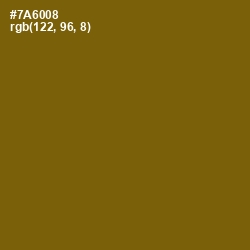 #7A6008 - Yukon Gold Color Image