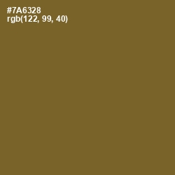 #7A6328 - Yellow Metal Color Image