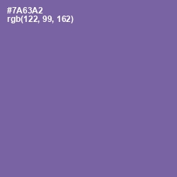 #7A63A2 - Deluge Color Image