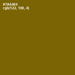 #7A6404 - Yukon Gold Color Image