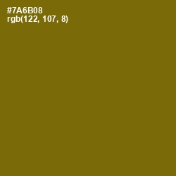 #7A6B08 - Yukon Gold Color Image