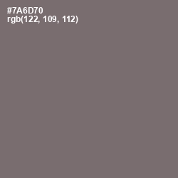 #7A6D70 - Fedora Color Image