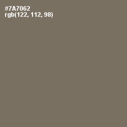 #7A7062 - Limed Ash Color Image