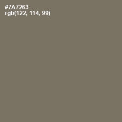 #7A7263 - Limed Ash Color Image