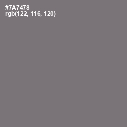 #7A7478 - Tapa Color Image