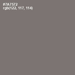 #7A7572 - Tapa Color Image