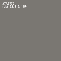 #7A7773 - Tapa Color Image