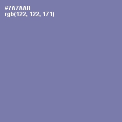 #7A7AAB - Deluge Color Image