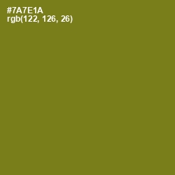 #7A7E1A - Olivetone Color Image