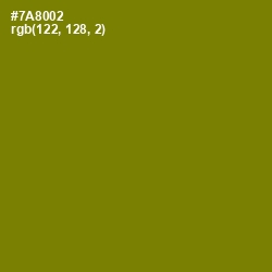 #7A8002 - Trendy Green Color Image
