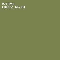 #7A8250 - Glade Green Color Image