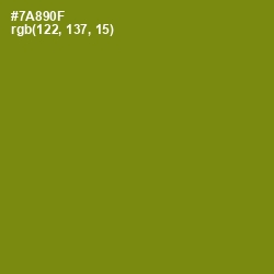 #7A890F - Trendy Green Color Image