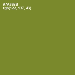 #7A892B - Wasabi Color Image