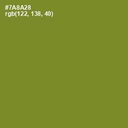 #7A8A28 - Wasabi Color Image