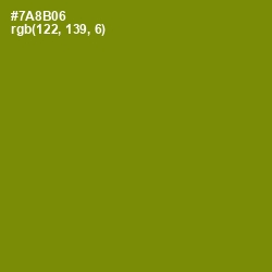 #7A8B06 - Trendy Green Color Image