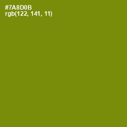 #7A8D0B - Trendy Green Color Image