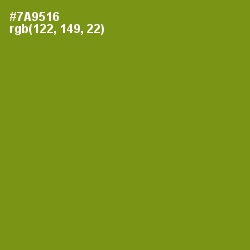 #7A9516 - Trendy Green Color Image