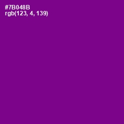 #7B048B - Purple Color Image