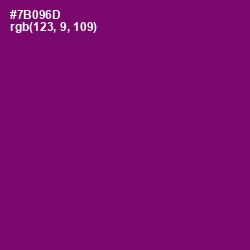 #7B096D - Pompadour Color Image