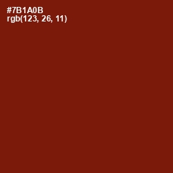#7B1A0B - Kenyan Copper Color Image
