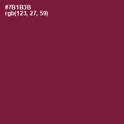 #7B1B3B - Claret Color Image