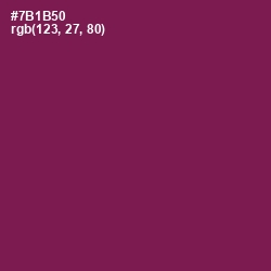 #7B1B50 - Pompadour Color Image