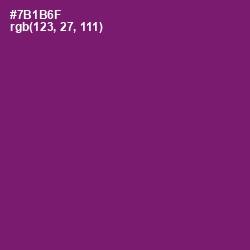 #7B1B6F - Cosmic Color Image