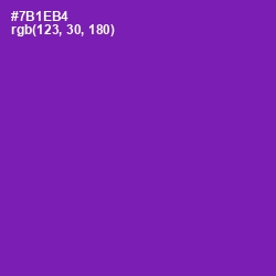 #7B1EB4 - Seance Color Image