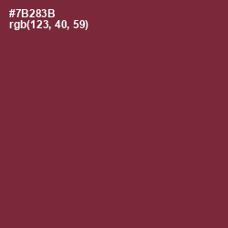 #7B283B - Buccaneer Color Image