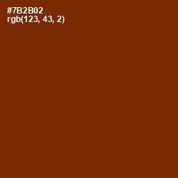 #7B2B02 - Red Beech Color Image