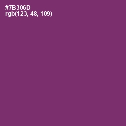 #7B306D - Cosmic Color Image