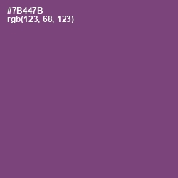 #7B447B - Salt Box Color Image
