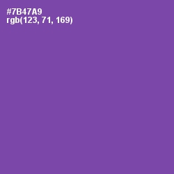 #7B47A9 - Studio Color Image