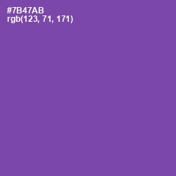 #7B47AB - Studio Color Image